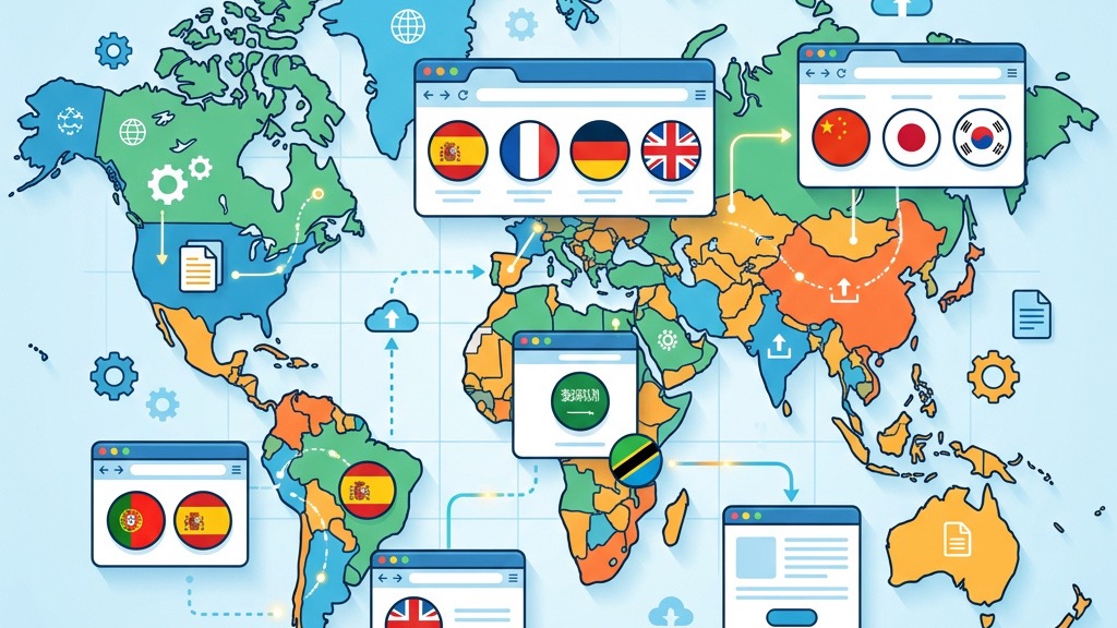 CMS multilingual website management