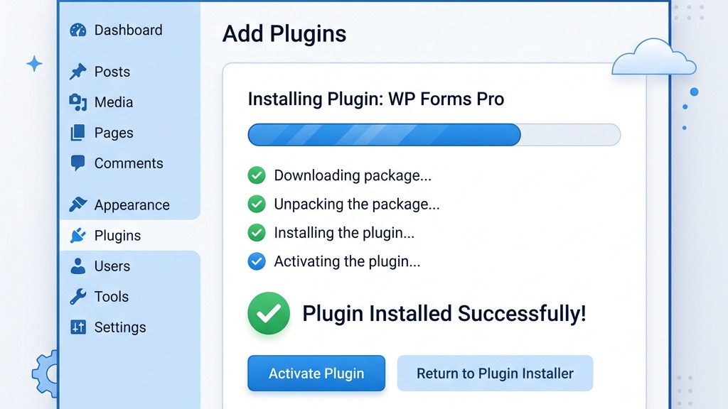 FG Joomla to WordPress plugin installation