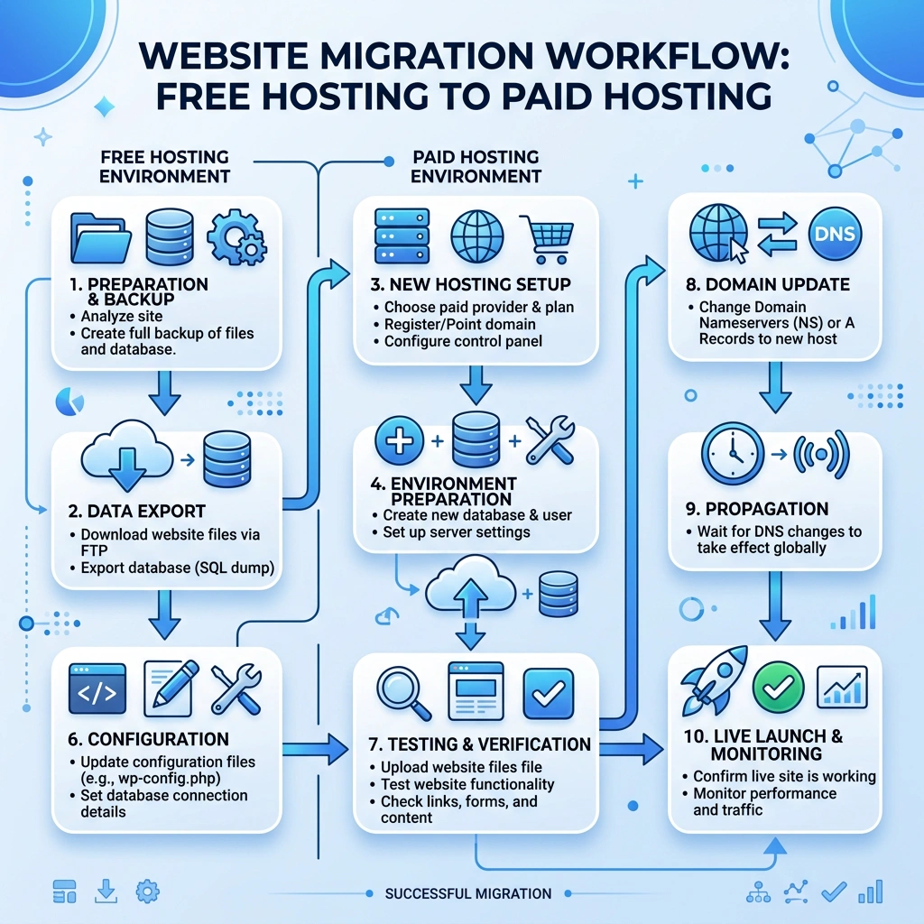 Hosting Migration Workflow