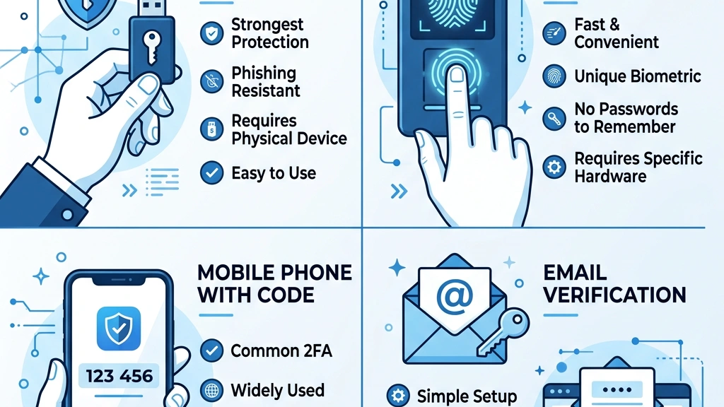 Different authentication methods available in Joomla including TOTP WebAuthn YubiKey and email