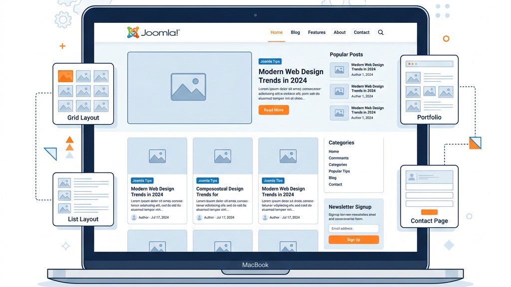 Best Joomla blog templates for content sites