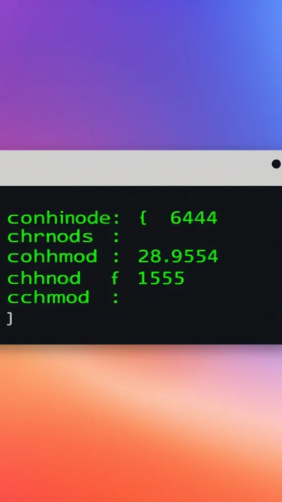 Terminal showing Joomla file permission chmod commands