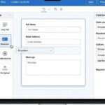 Joomla form builder drag and drop interface