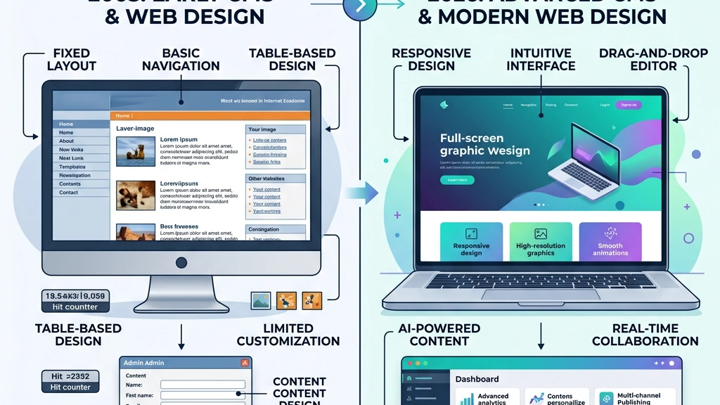 Evolution of web design from 2005 to 2026
