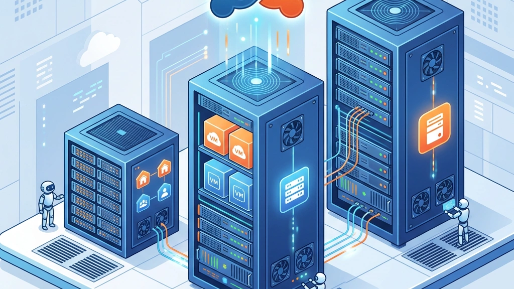 Joomla hosting types comparison - shared vs VPS vs dedicated server illustration
