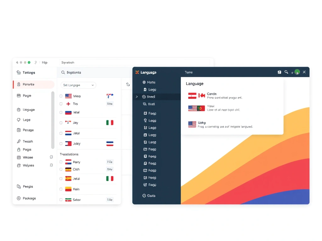 Joomla admin panel language management interface showing installed language packs