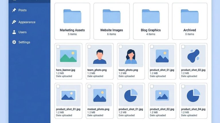 Joomla Media Manager dashboard overview