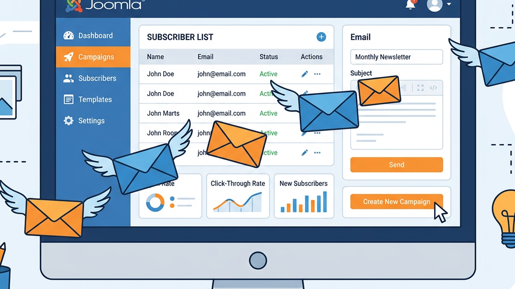 Joomla newsletter extension comparison for email marketing
