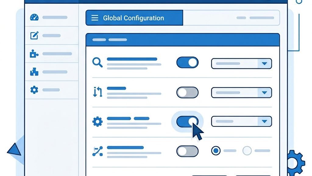 Joomla SEF URLs configuration panel