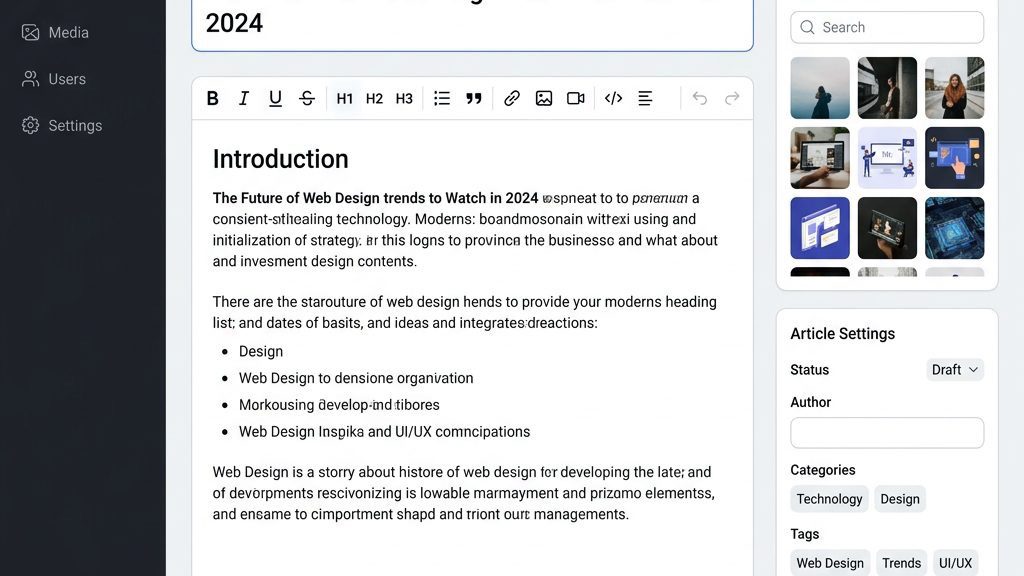 Responsive Joomla template design displayed on multiple devices