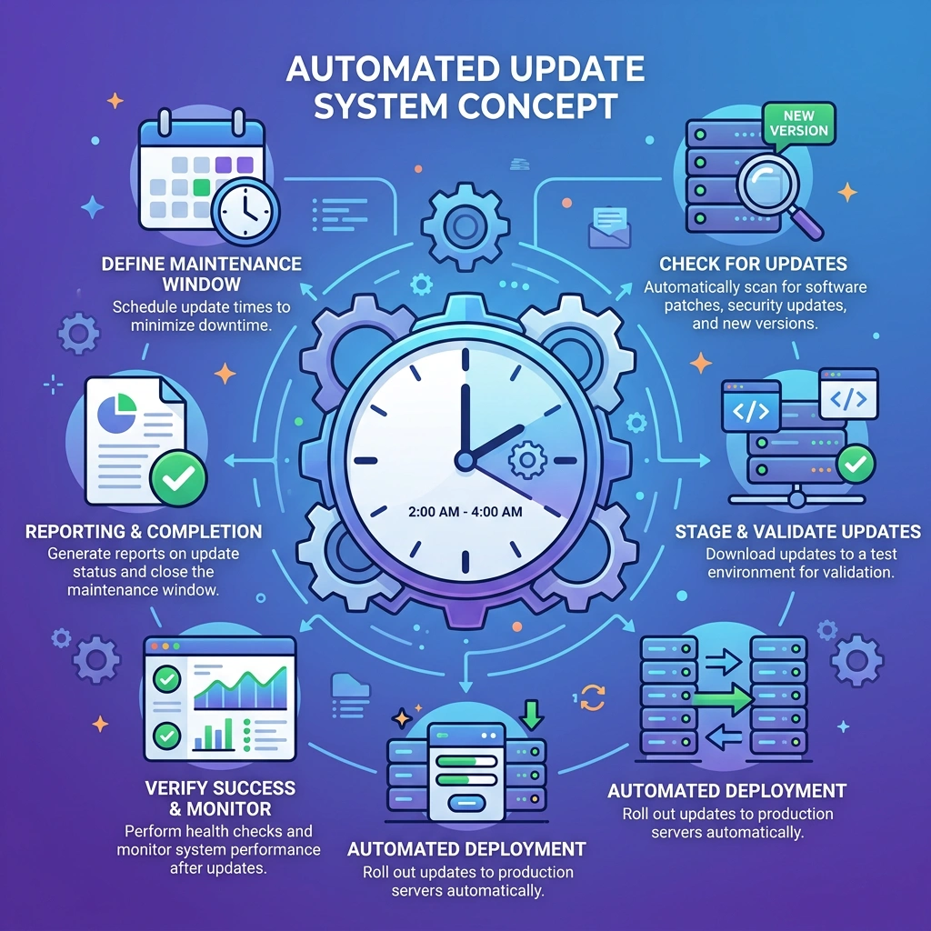 Automatic Joomla update system configuration