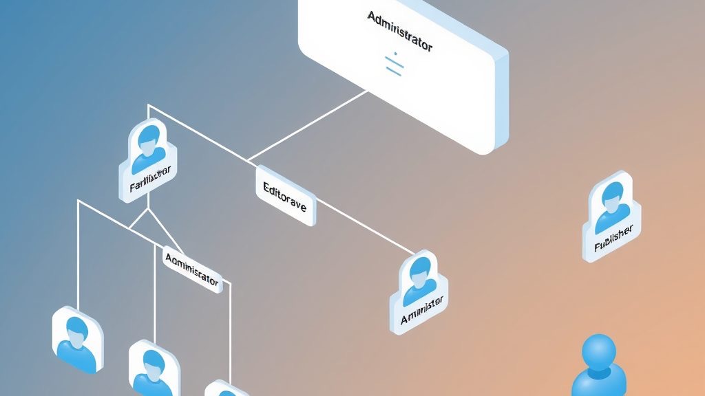 Joomla user groups hierarchy diagram