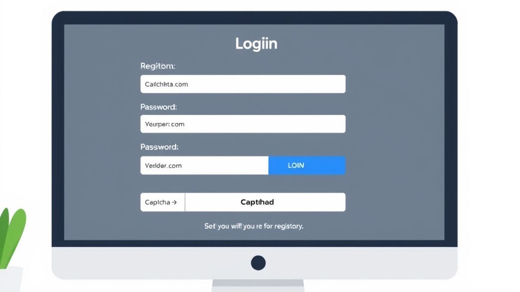 Joomla user registration and login form