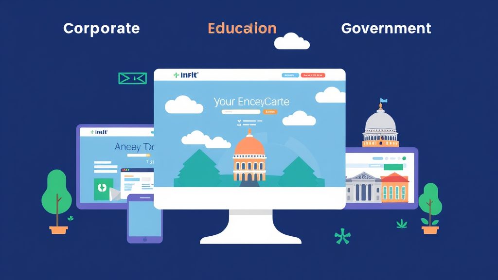 Different website types choosing between CMS platforms
