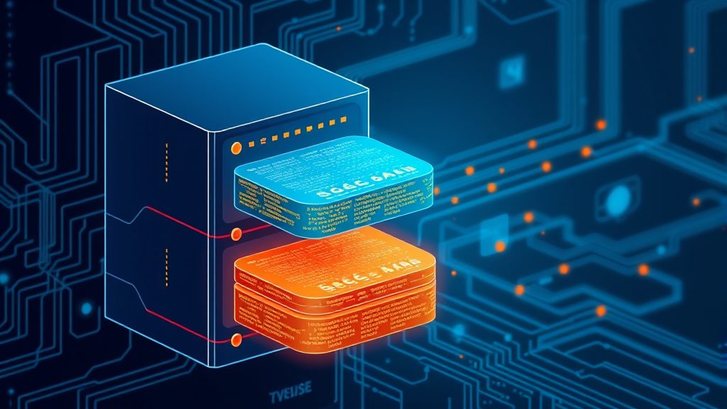Server caching layers delivering fast website content