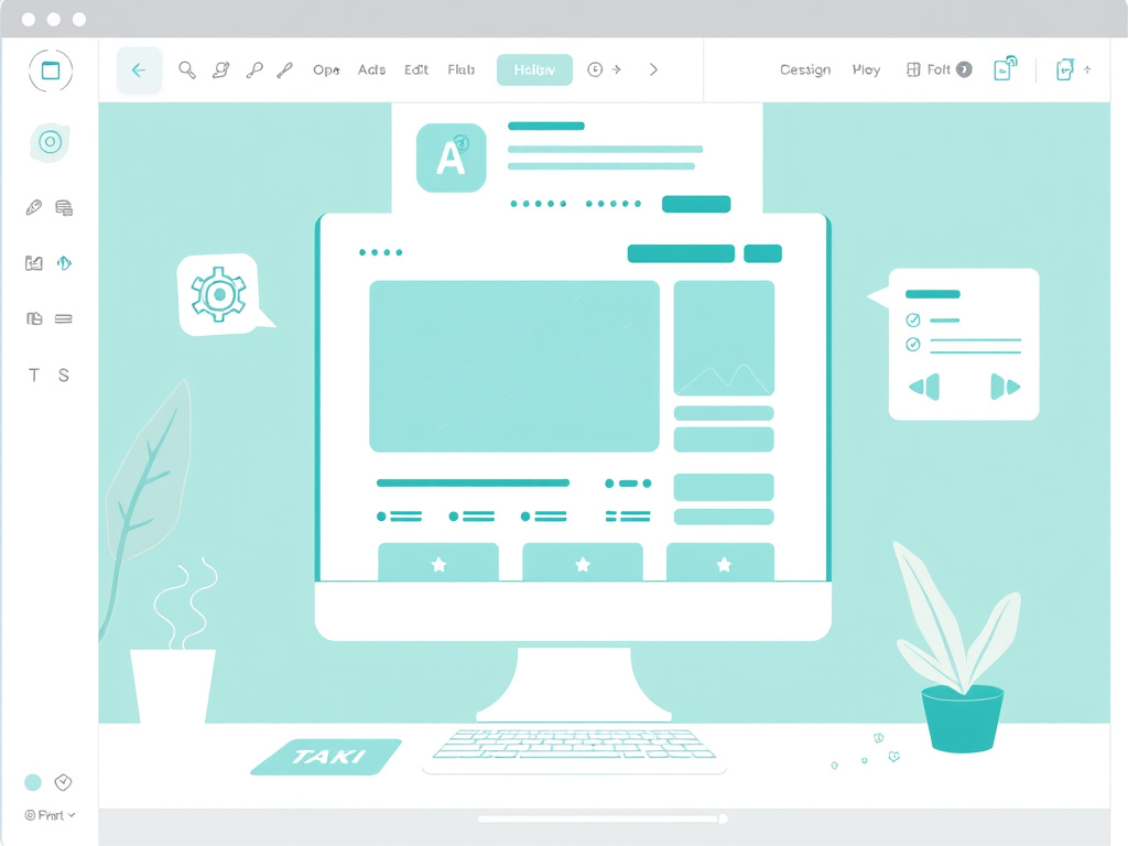 Webflow visual drag-and-drop editor interface for website building