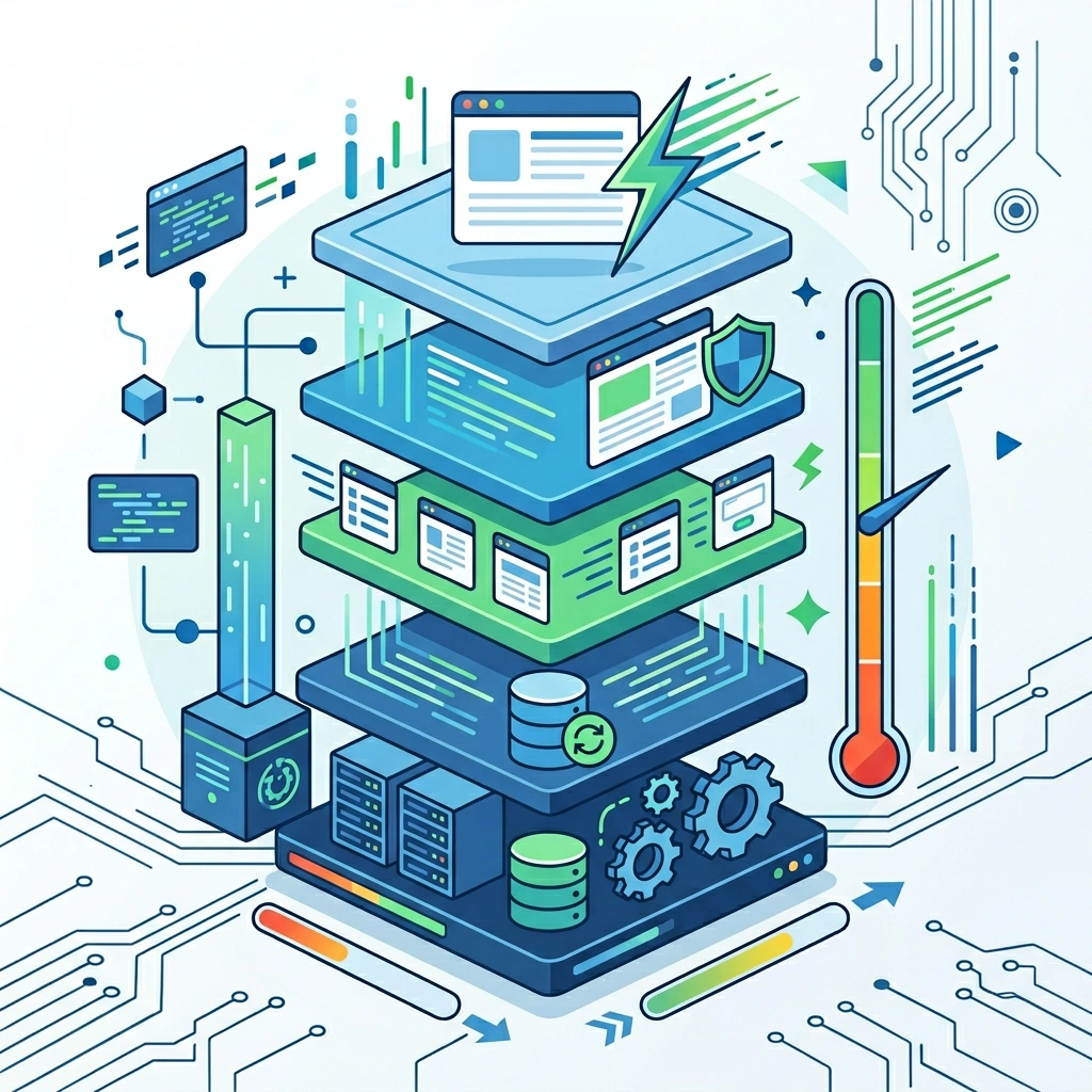 Joomla caching layers system and page cache