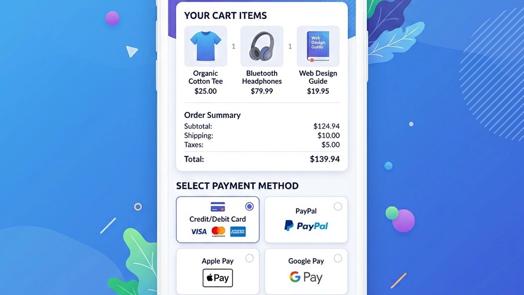 Joomla Mobile Shopping Cart Checkout