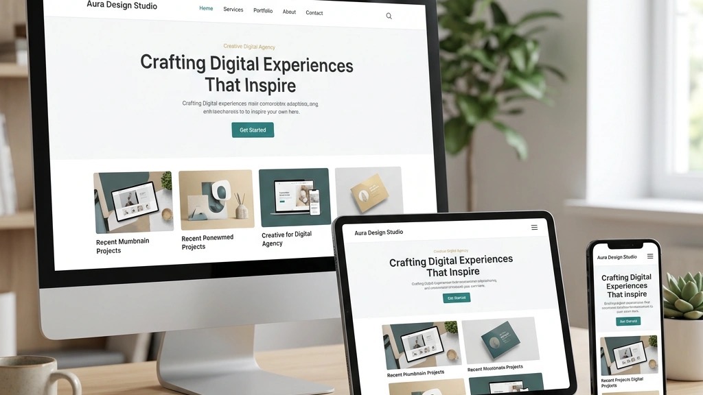 Responsive Cassiopeia template on multiple devices